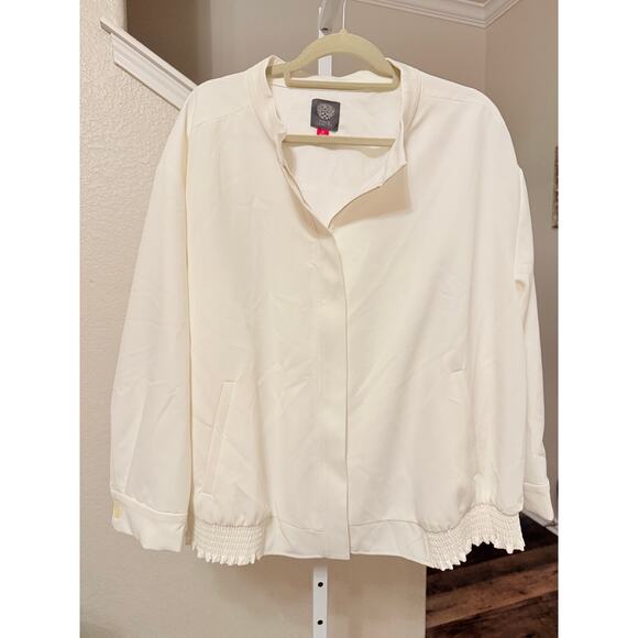 Vince Camuto Jackets & Blazers - Vince Camuto White Light Jacket Size 2X NWT